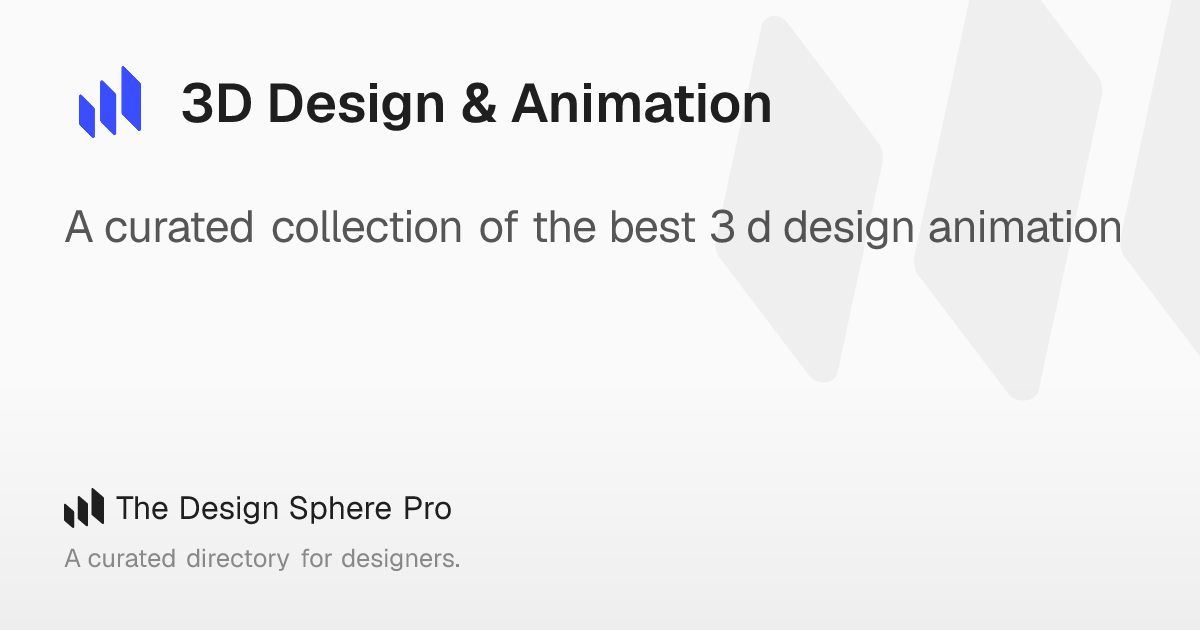 3D Design & Animation – The Design Sphere Pro