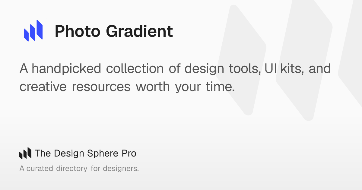 Photo Gradient: Create unique 3D shapes and gradients from images – The ...