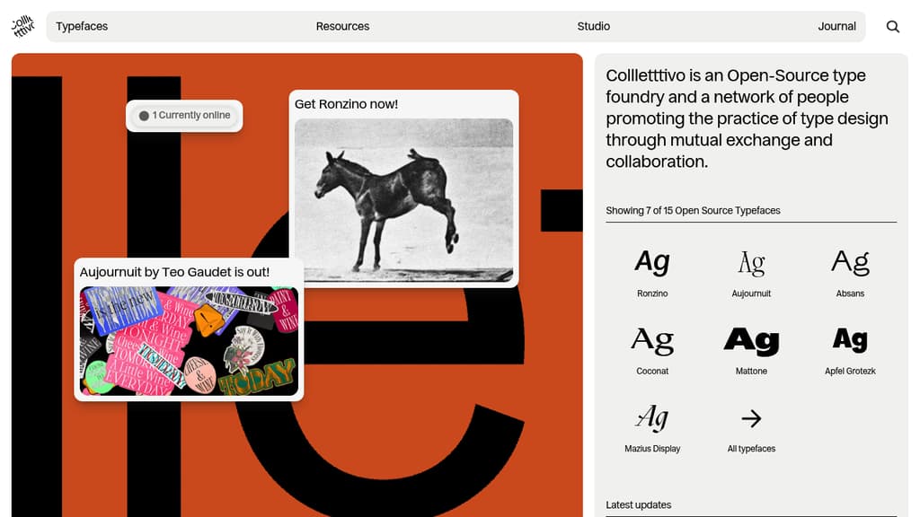 A screenshot of Collletttivo