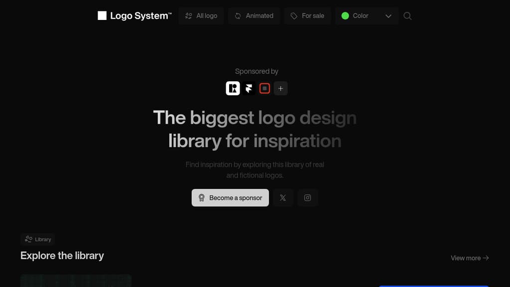 A screenshot of Logo System