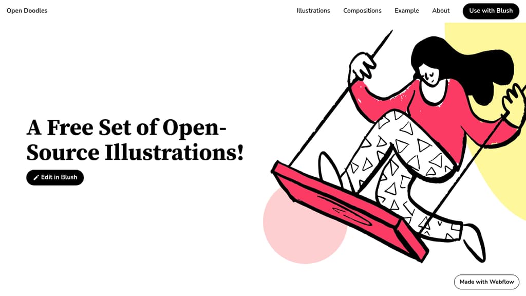 A screenshot of Open Doodles