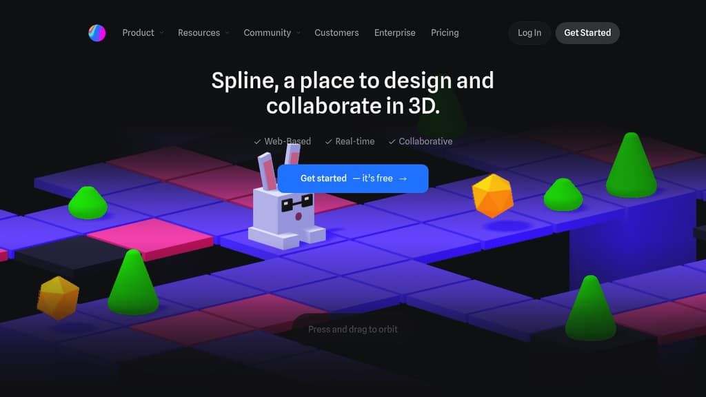 A screenshot of Spline